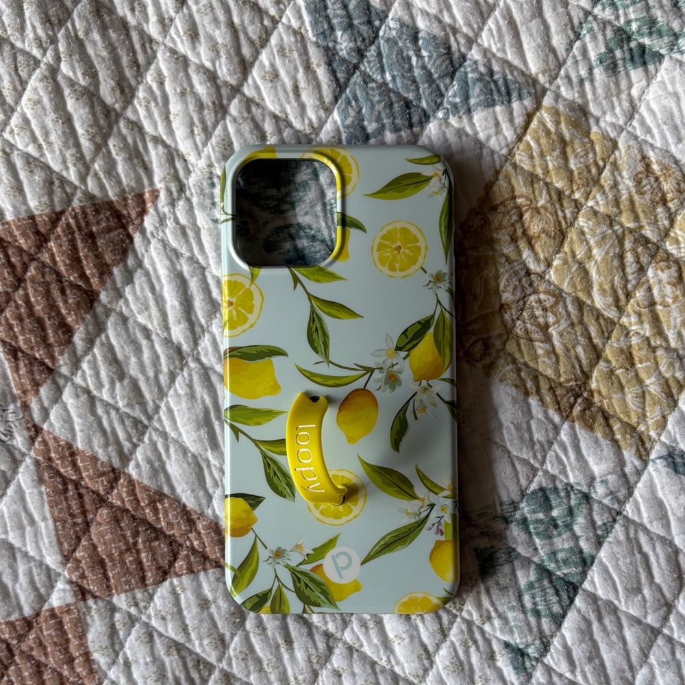 Loopy Lemon Pattern Phone Case 12 Pro Max